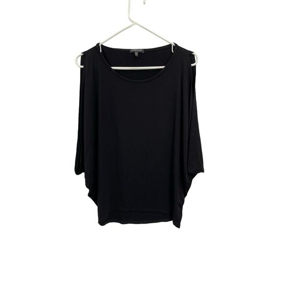 Eileen Fisher Tops - Eileen Fisher Top Sleeveless Batwing Stretch Jersey Black Size PP